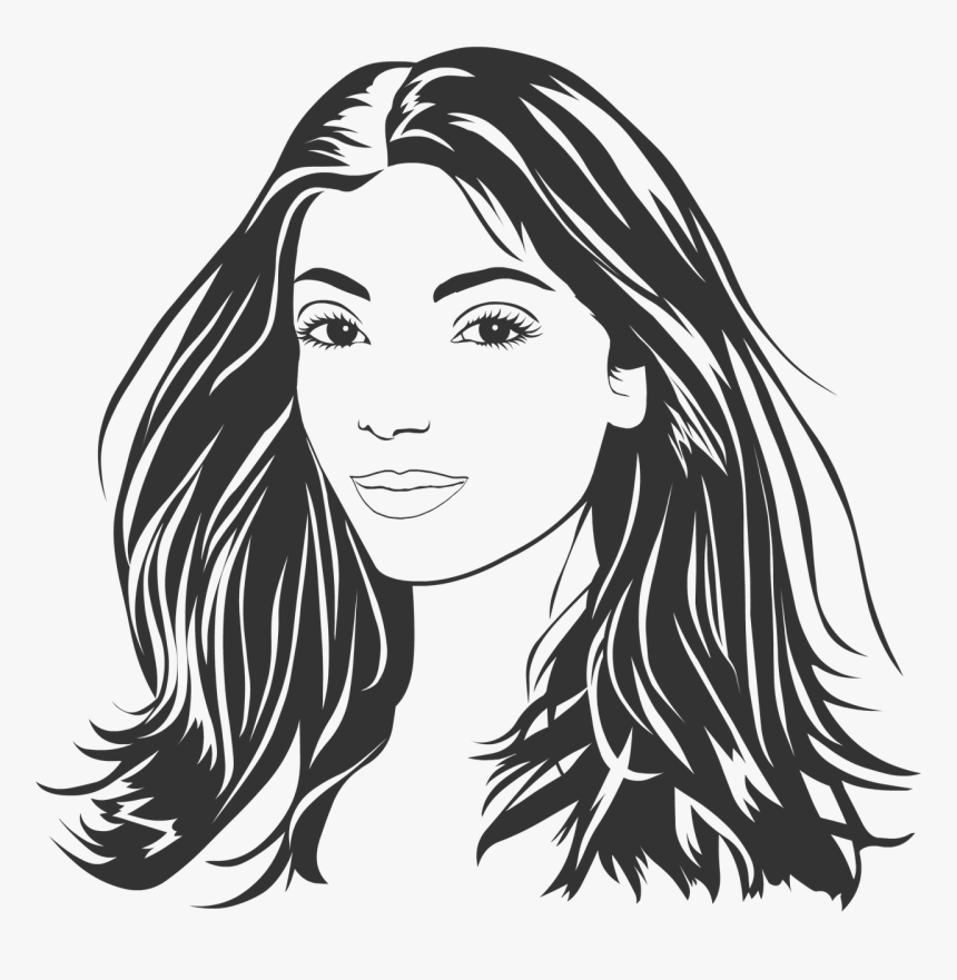 Long Hair Png, Transparent Png