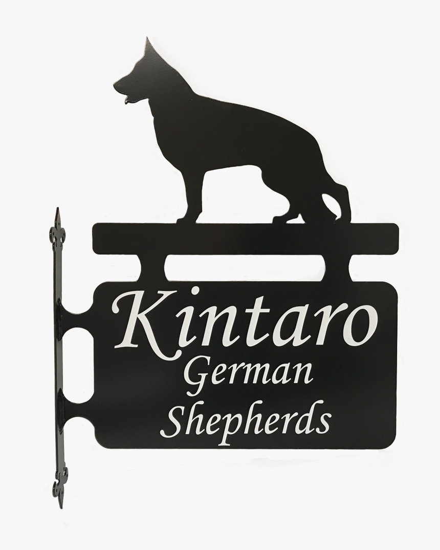 German Shepherd Great Dane Logo Sign Donkey, HD Png Download