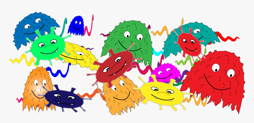Bacteria Illustration, HD Png Download