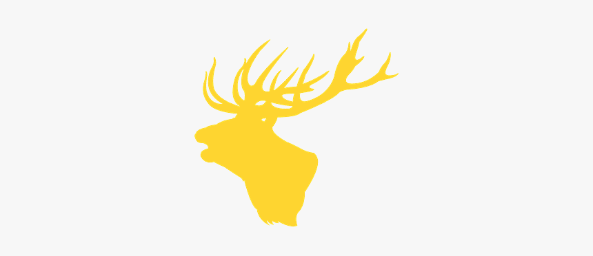 Deer Head Silhouette Png, Transparent Png