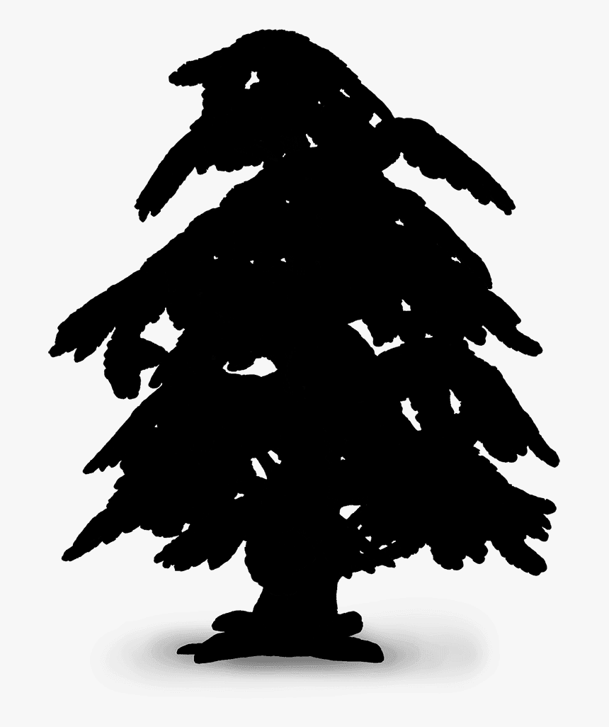 Beak Pine Family Silhouette, HD Png Download