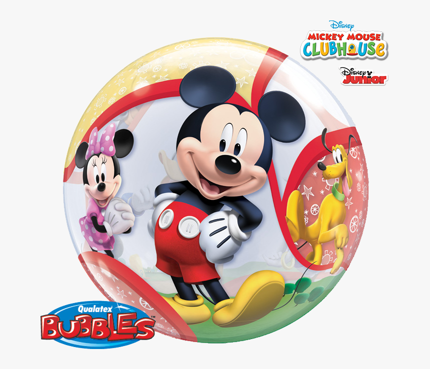 Mickey Mouse Clubhouse Bubble Balloon Balloon In A, HD Png Download ...
