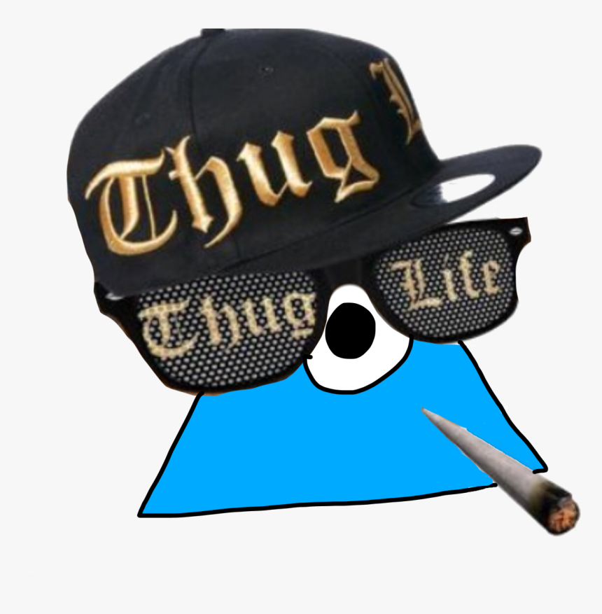 Thug Life Hat Png, Transparent Png 