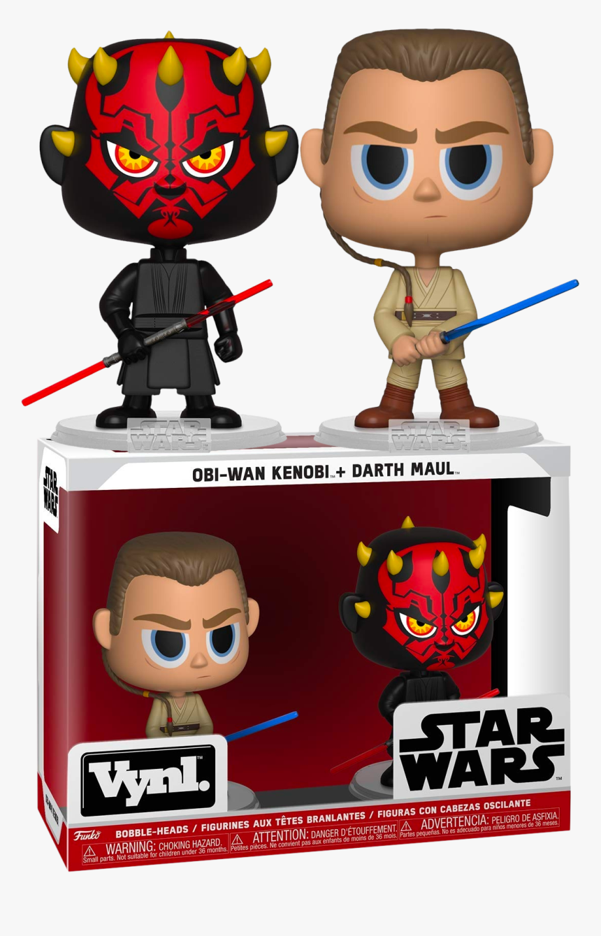 Darth Maul And Obi Wan Kenobi Vynl, HD Png Download