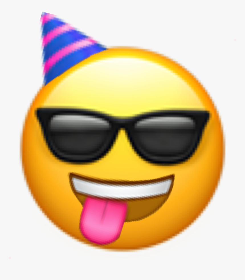 party emoji happy peachy freetoedit, HD Png Download , Transparent