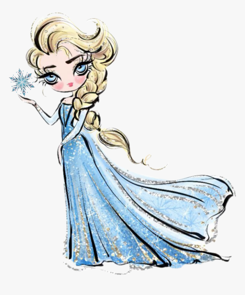 #elsa #frozen #frozen2 #elsafrozen #watercolor #annafrozen, HD Png Download