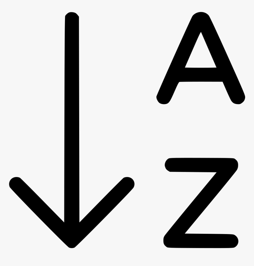 Sort Alphabet, HD Png Download