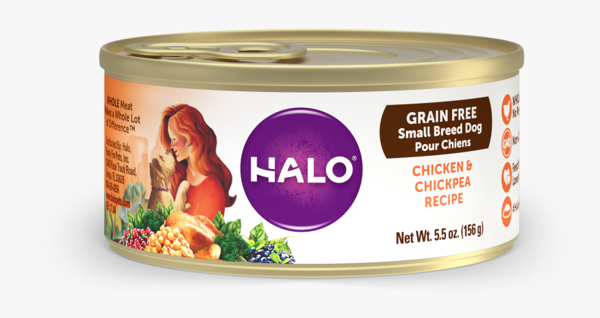 Halo Holistic Grain Free Chicken And Chickpea Recipe - 745158600527, HD Png Download