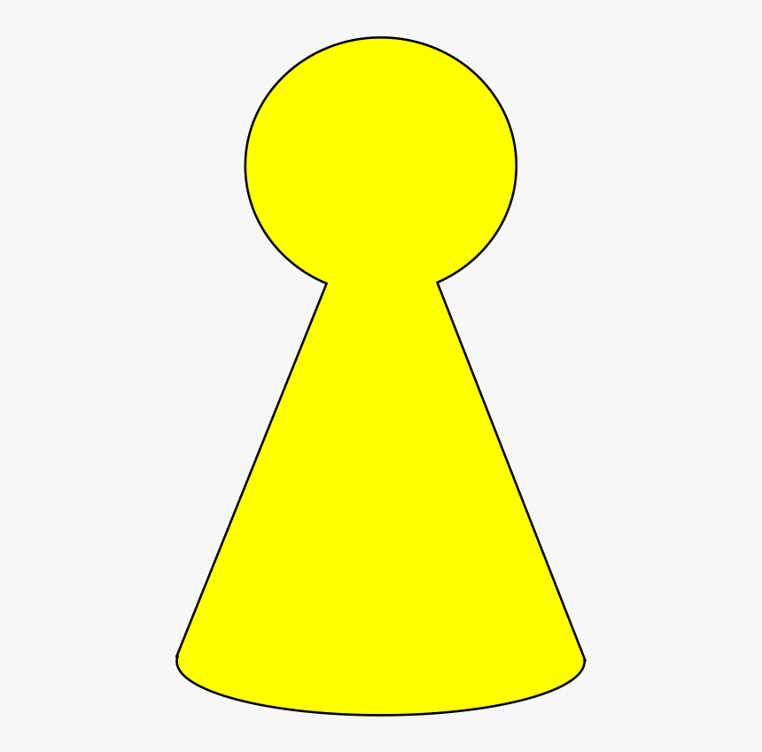 Triangle,area,symbol - Clipart Game Board Piece, HD Png Download
