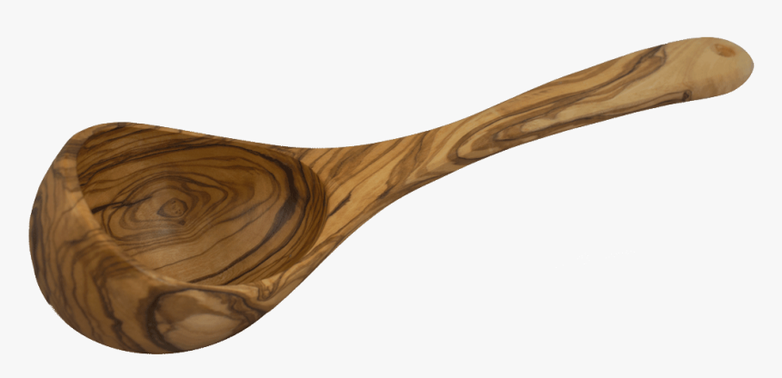 Little Angel Olive Wood Soup Ladle - Wooden Spoon, HD Png Download