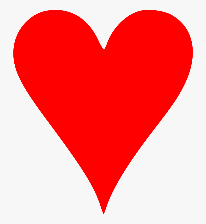 Naipe Copas - Heart Shape, HD Png Download