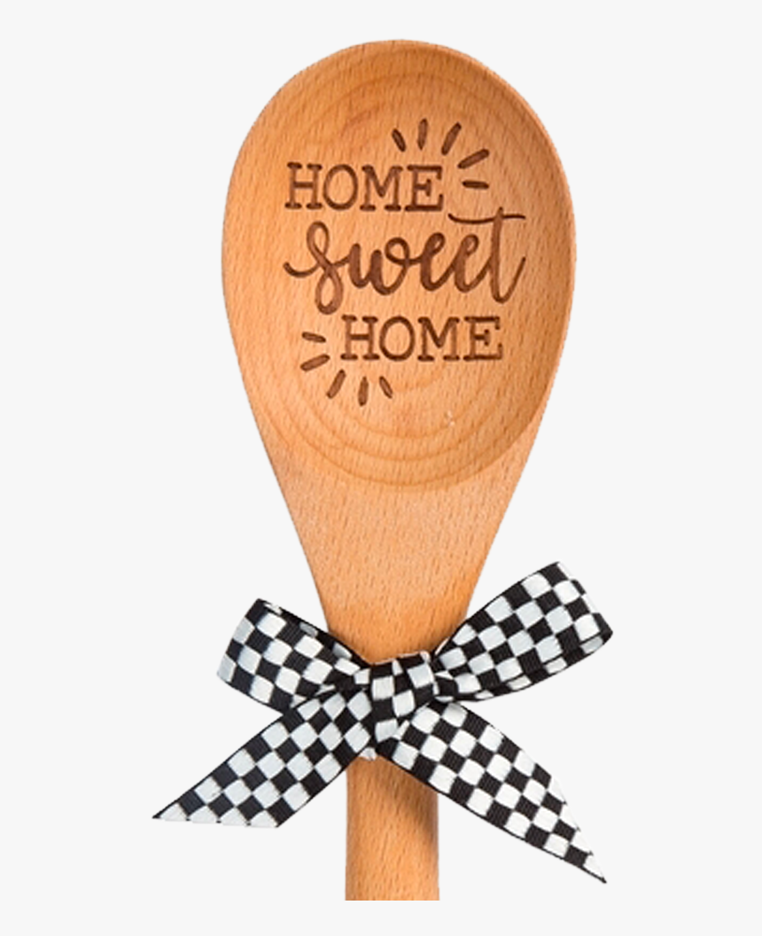 Home Sweet Home Wooden Spoon - Pixel Art Panda With Heart, HD Png Download