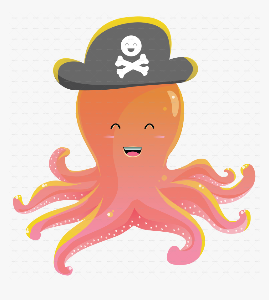 Cute Octopus Png Picture - Cute And Funny Cartoon Images Of Octopus, Transparent Png
