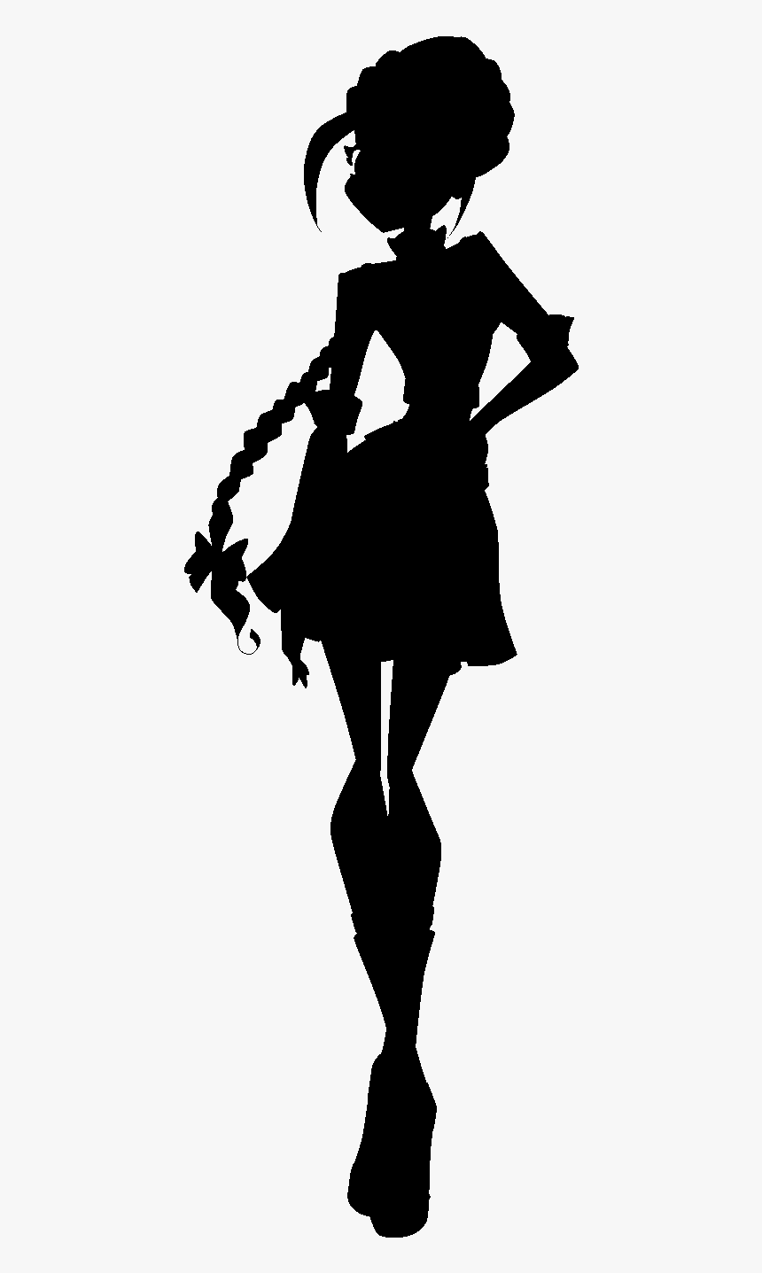 Silhouette Character Shoe Illustration Fiction Free - Illustration, HD Png Download
