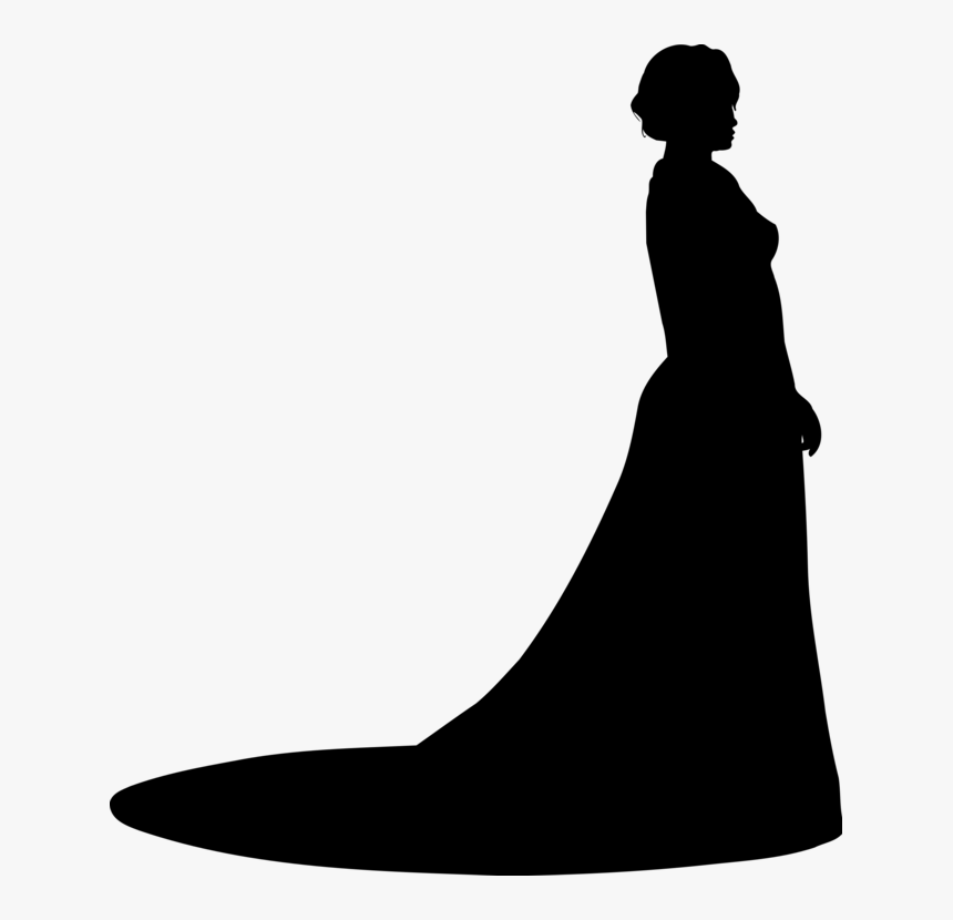 All Photo Png Clipart - Woman In Ball Gown Silhouette, Transparent Png