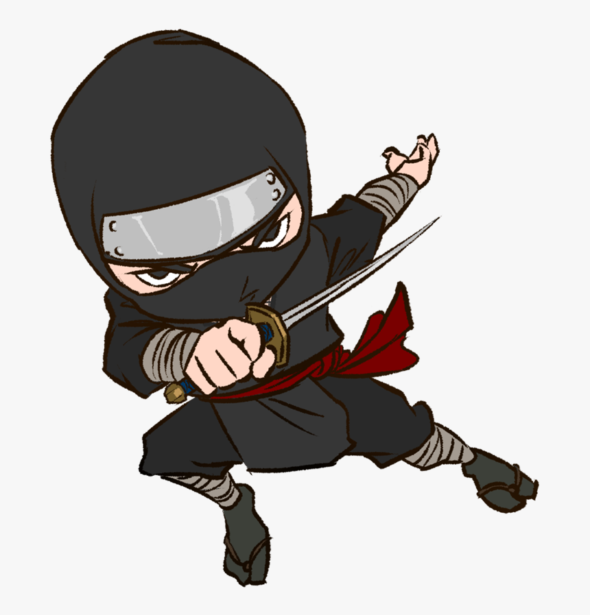 Cartoon Ninja Png, Transparent Png