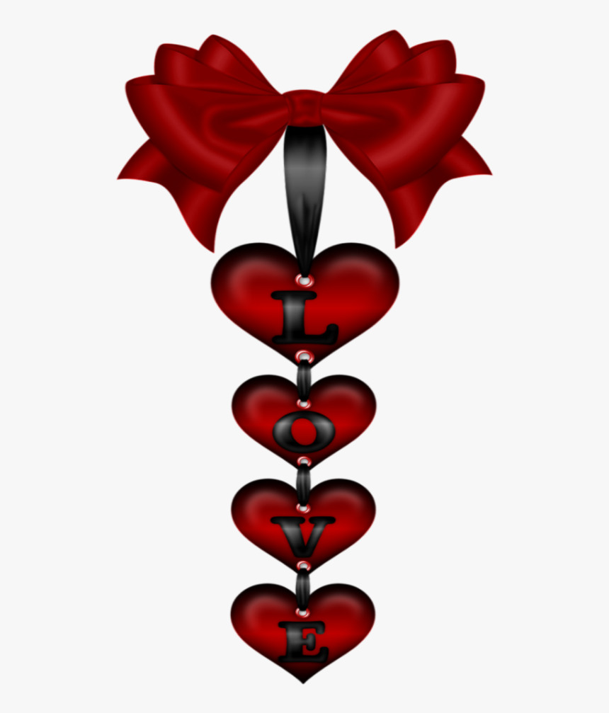 #mq #red #bow #bows #ribbon #heart #hearts #love - All Png Love, Transparent Png