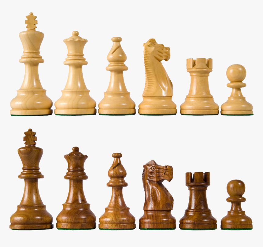 Chess Png Image - American Staunton Chess Pieces, Transparent Png