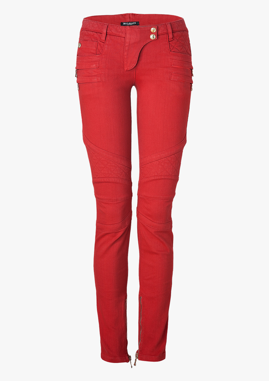 Red Jeans Png - Pocket, Transparent Png