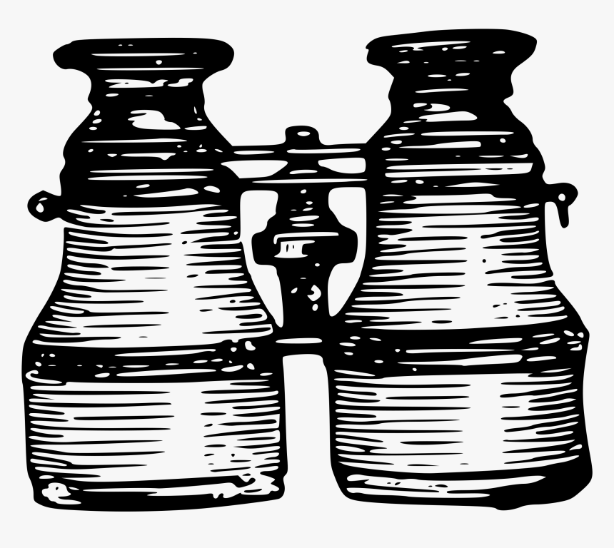 Binoculars Computer Icons Telescope Download - Old Binoculars Illustration Png, Transparent Png