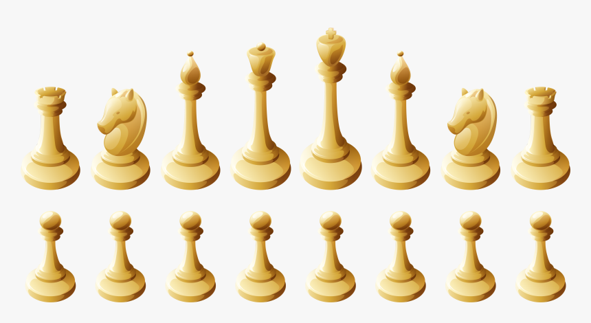 White Chess Pieces Png Clipart - Chess, Transparent Png