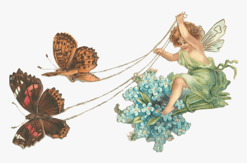 Fairy With Butterflies - Transparent Fairy, HD Png Download