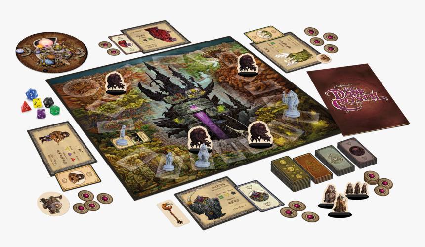 Components Of Jim Henson S The Dark Crystal Board Game - Dark Crystal Board Game Review, HD Png Download