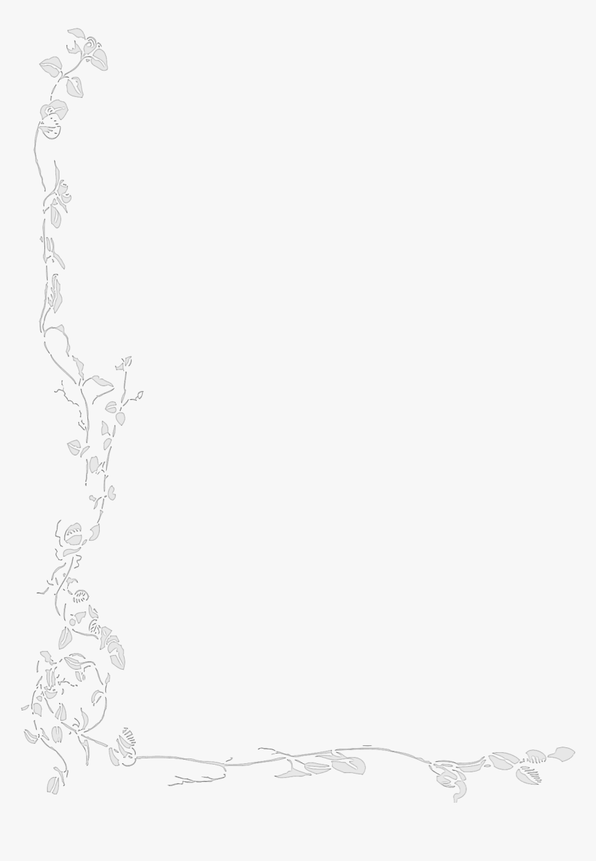 White Border Png - Leaf Garland Clip Art, Transparent Png