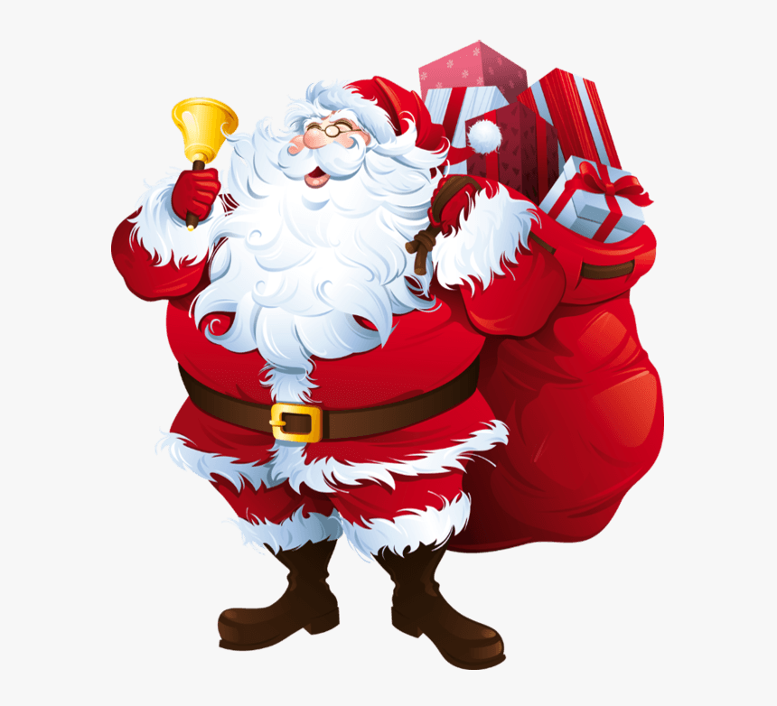 Papá Noel Feliz Png Transparente - Santa Claus Transparent, Png Download