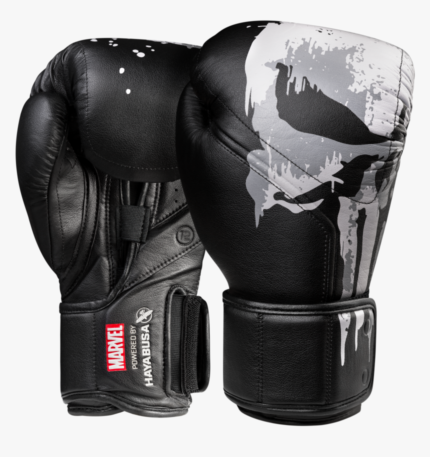 The Punisher Boxing Gloves 
 Itemprop Thumbnail 
 Data - Hayabusa Marvel Boxing Gloves, HD Png Download