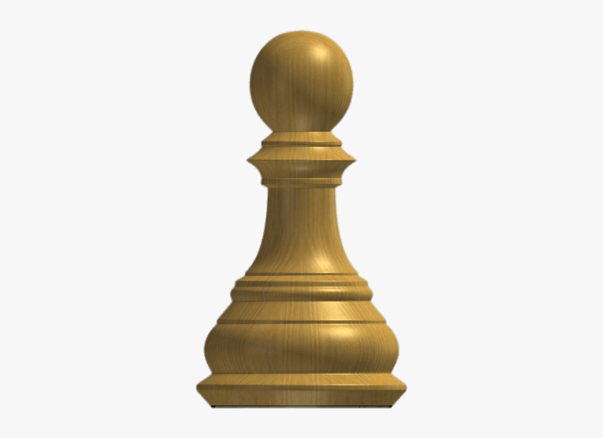 Wooden Chess Pawn - Chess Pieces Transparent Png, Png Download