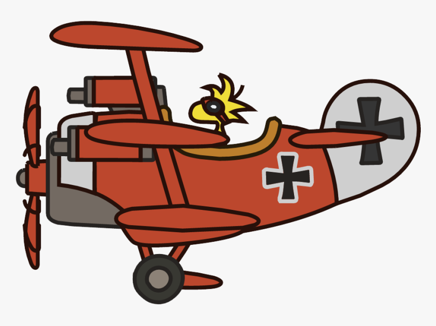 #avioneta - Peanuts Red Baron Plane, HD Png Download