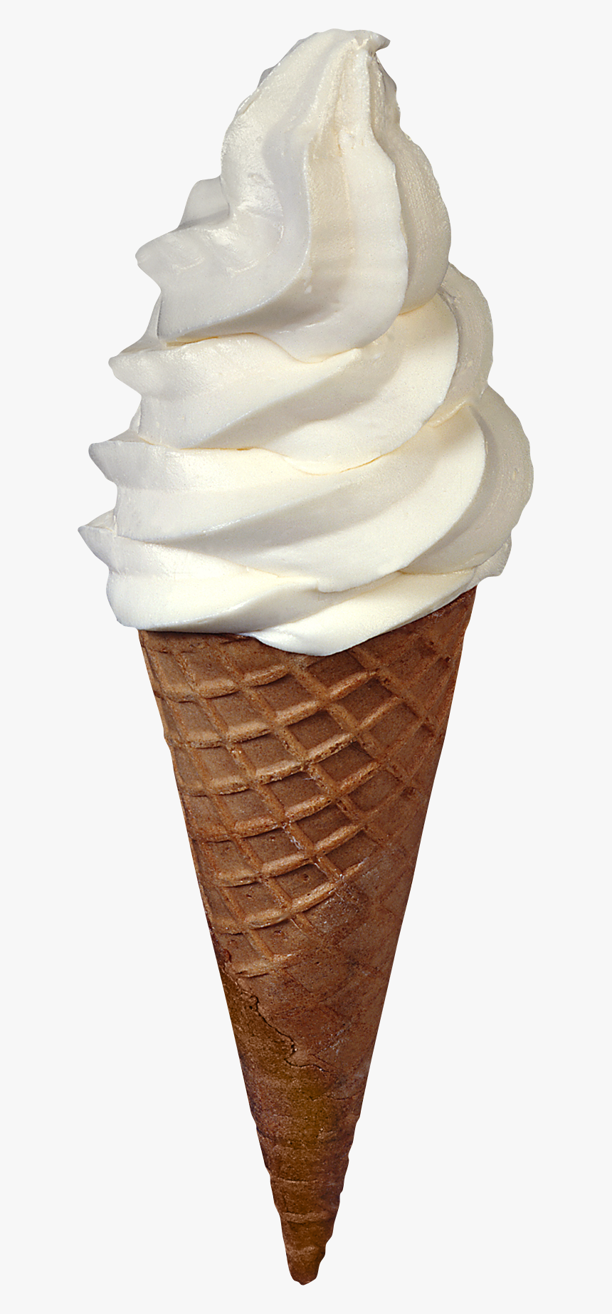 Ice Cream Png Image - Frozen Yogurt On A Cone, Transparent Png