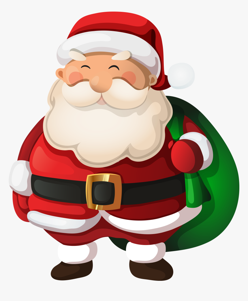 91 Santa Clip Art Images - Happy Christmas Whats App Stickers, HD Png Download