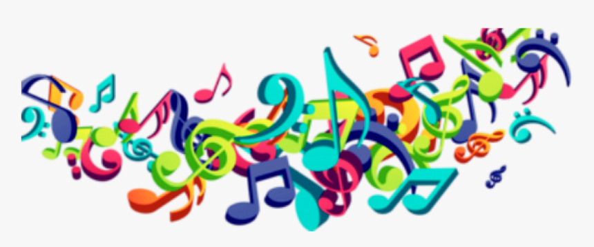 Colorful Musical Notes Png - Colourful Musical Notes Vector Png, Transparent Png