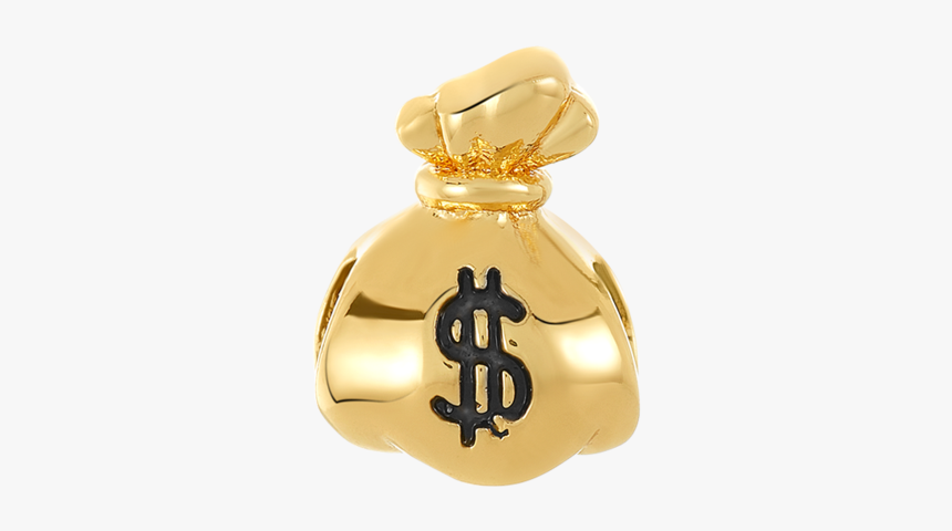 Gold Money Bag Bead For Use With Dbw Interchangeable - Perfume, HD Png Download