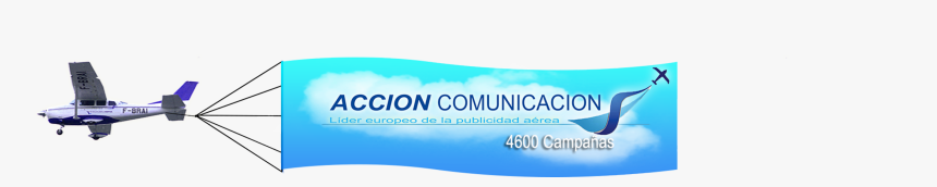 Pic - Avioneta Con Publicidad Png, Transparent Png