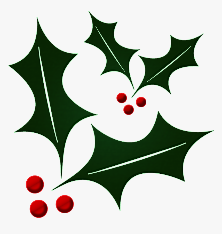 Holly Ilex Plant - Christmas Flower Leaf, HD Png Download