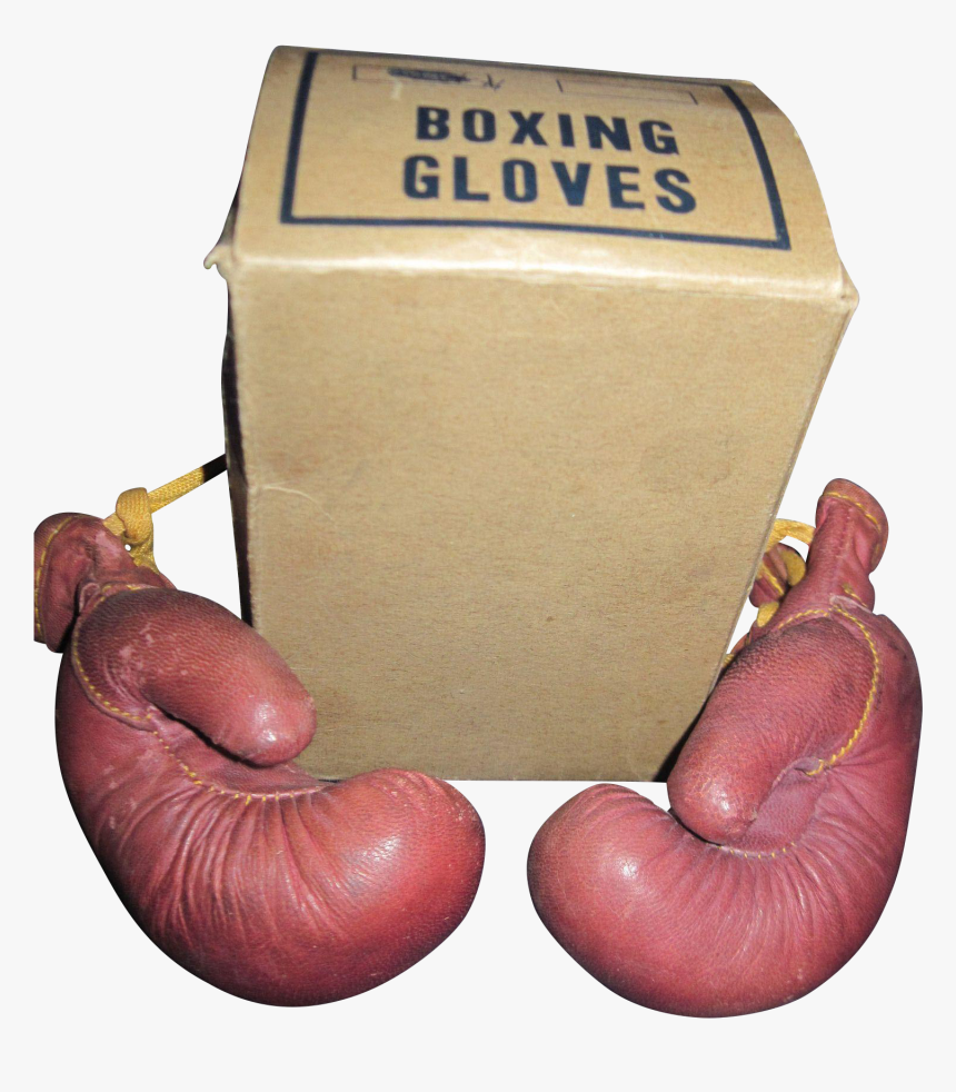 Awesome Boxing Gloves W/box For Doll Or Child Free - Cervelat, HD Png Download