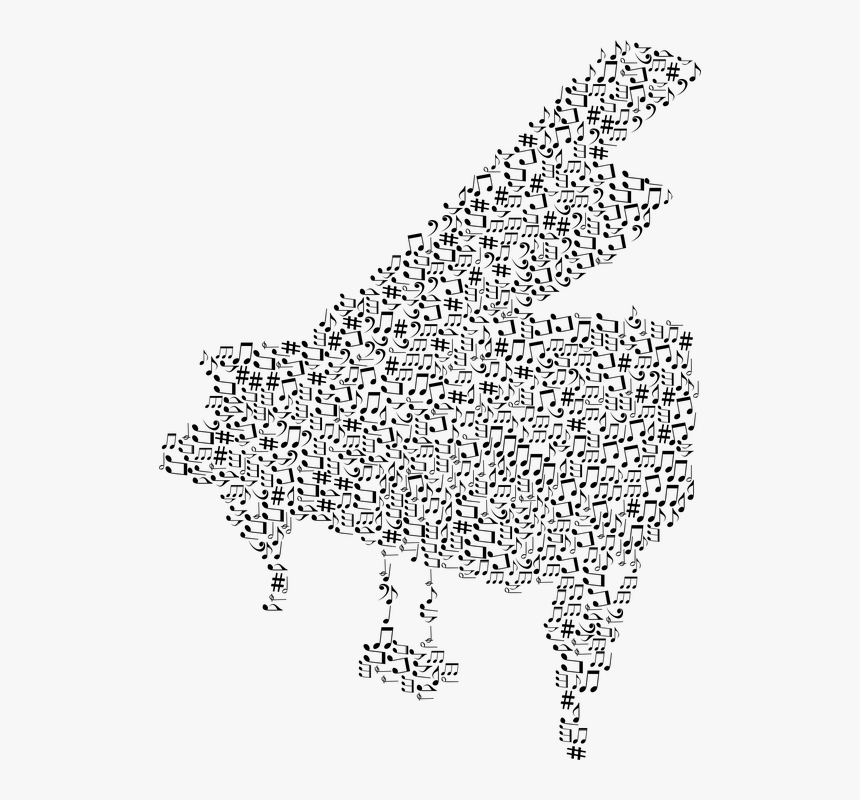 Transparent Music Art Png - Music Note Instruments Png, Png Download