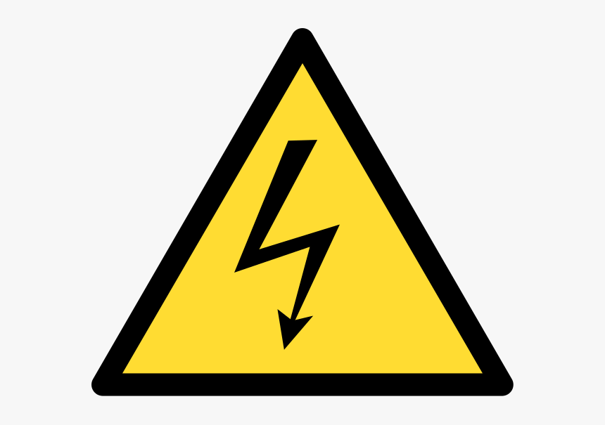 Image - Warning Signs Electric Shock, HD Png Download