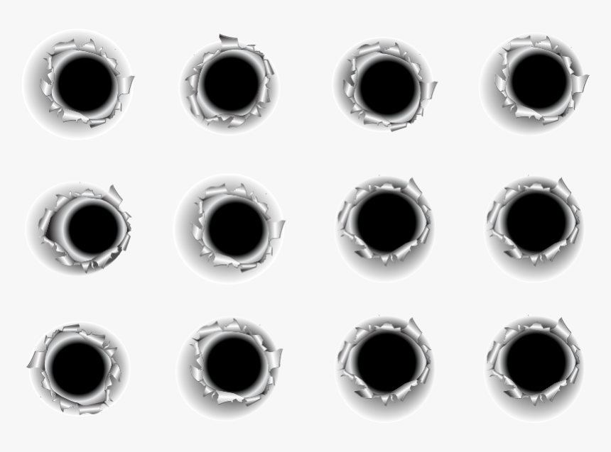 Bullet Holes Png, Transparent Png