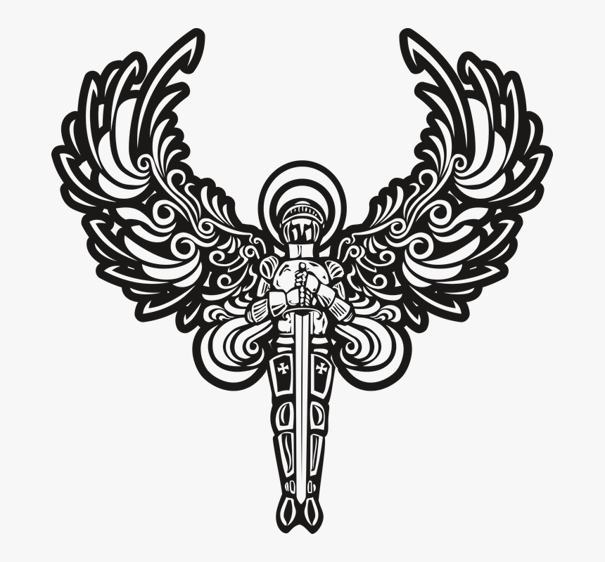 Angel, Wings, Character, No Background, Halo, Male - Faces Falling From The Moon, HD Png Download