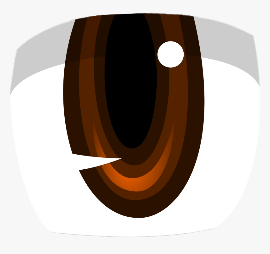 Eye Eyes Anime Cartoon Eyeball Face Wide Pupil Illustra - Anime Eye, HD Png Download