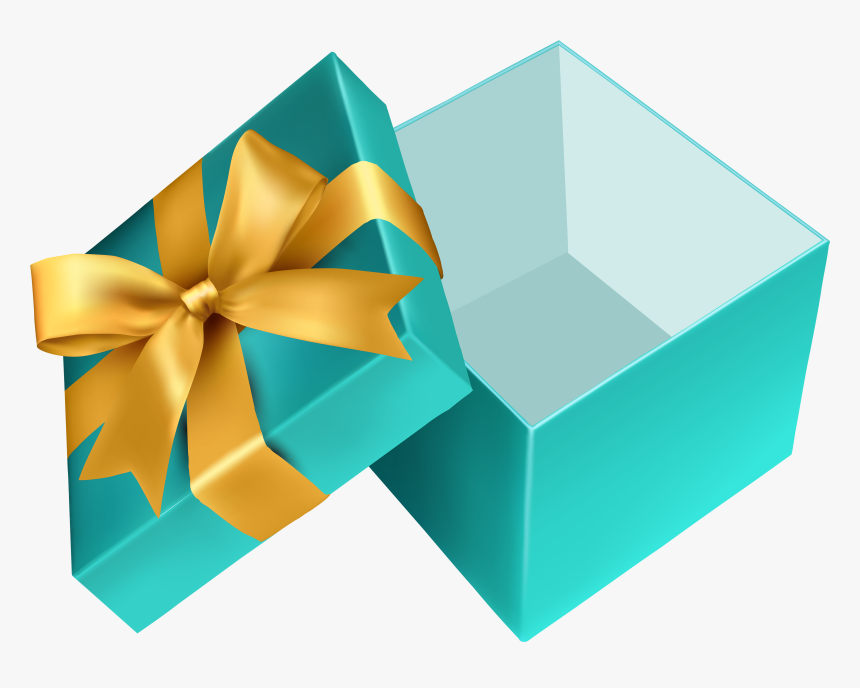 Blue Open Gift Png Clipart - Open Gift Boxes Clipart, Transparent Png