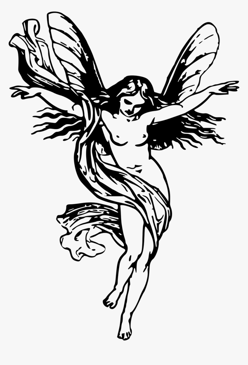Winged Lady, HD Png Download