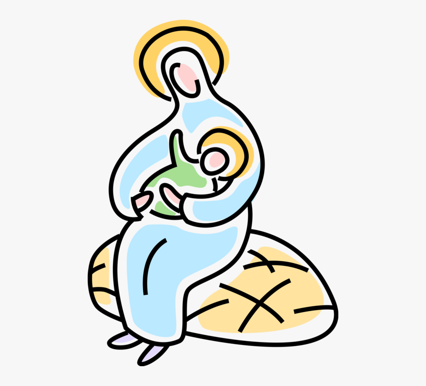 Vector Illustration Of Festive Season Christmas Nativity, HD Png Download