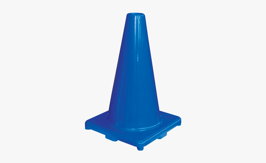 Cone 300mm Blue - Plastic, HD Png Download