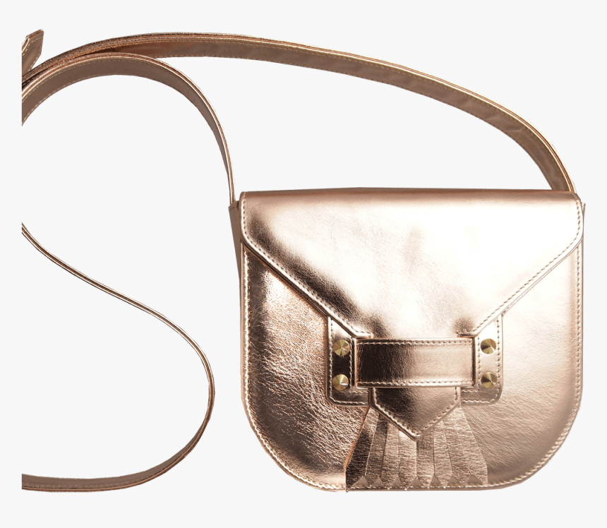 Rose Gold Calf Crossbody Bag - Handbag, HD Png Download