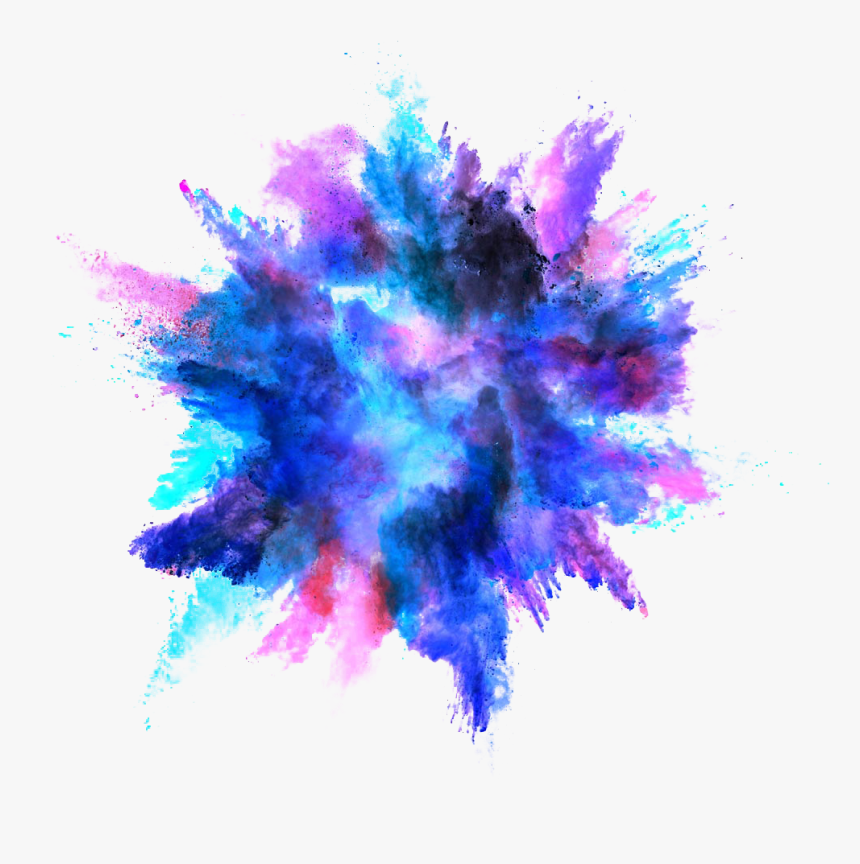 Clip Art Explosao De Cores - Transparent Color Powder Png, Png Download